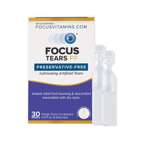 Focus Tears PF Eye Drops (30ct Vials) - Dryeye Rescue