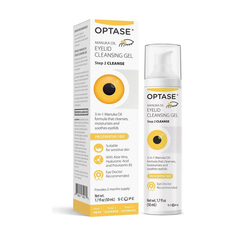 Optase Manuka Oil Eyelid Cleansing Gel (50 mL) - Dryeye Rescue