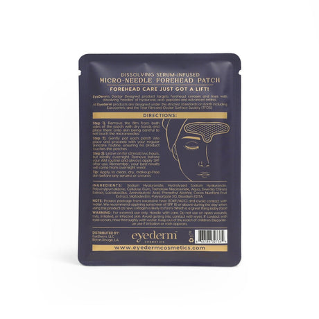 EyeDerm Micro - needle Forehead Patches - Dryeye Rescue