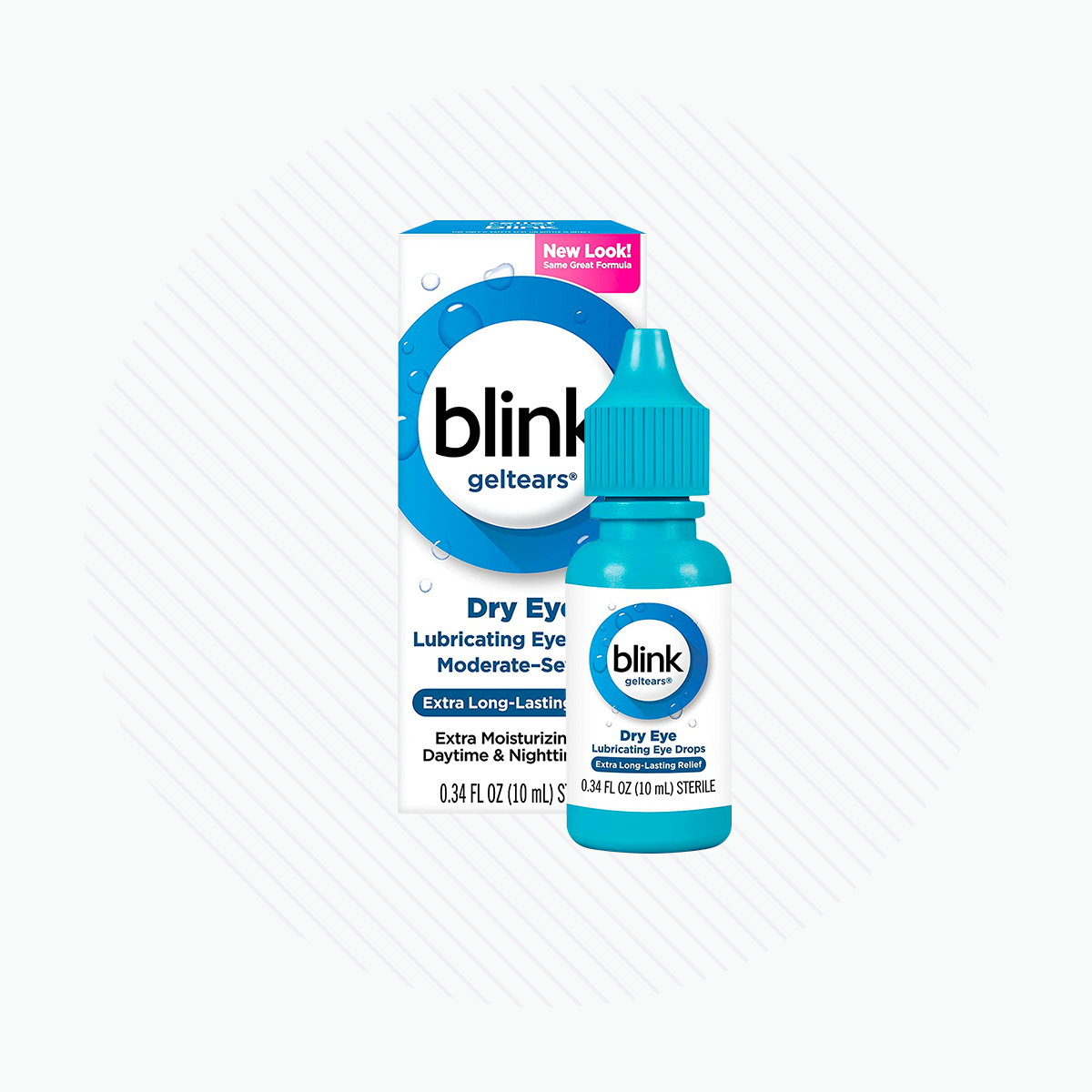Blink Gel Tears Lubricating Eye Drops 2-Pack (2 x 10ml bottles)