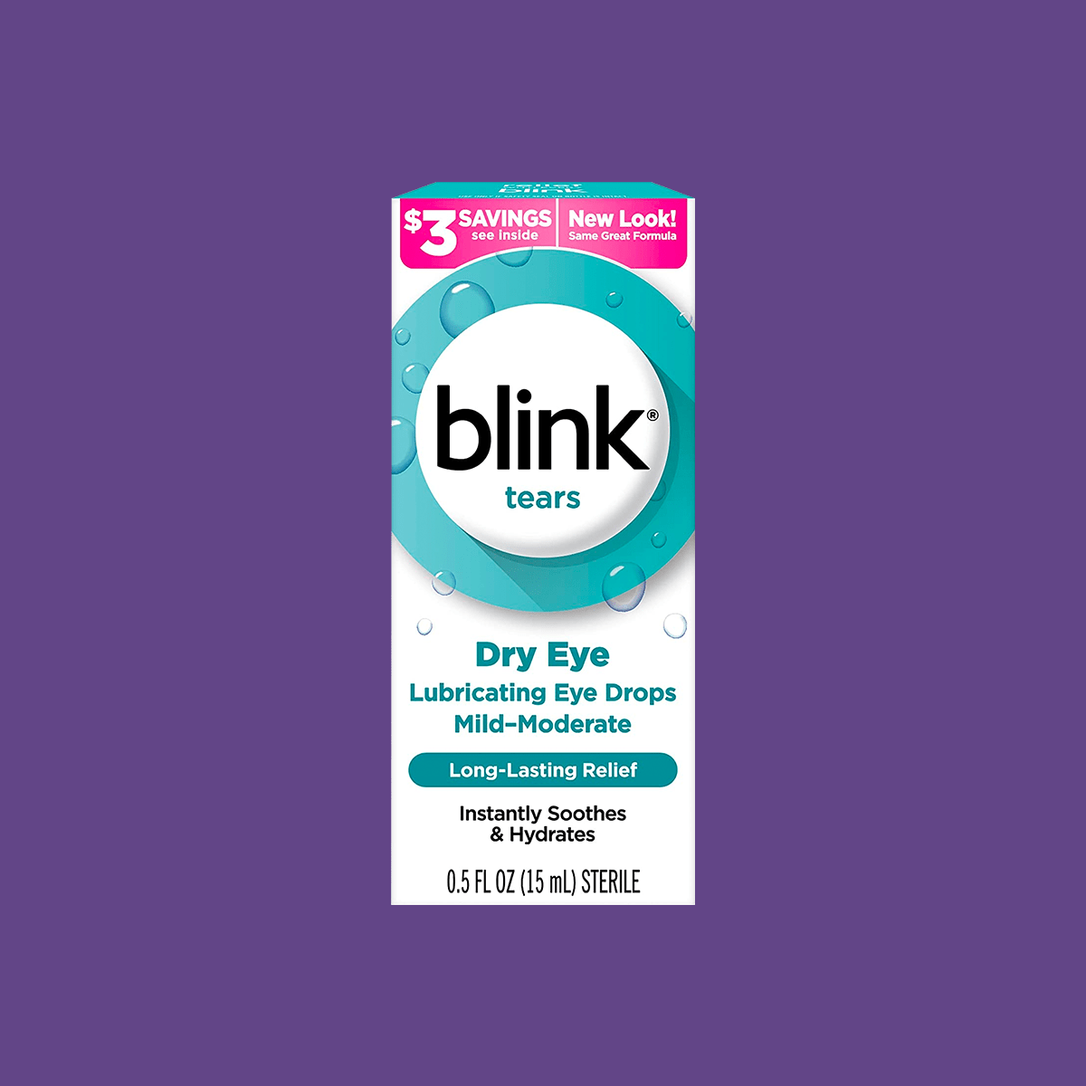 Blink Tears Lubricating Eye Drops - Dryeye Rescue