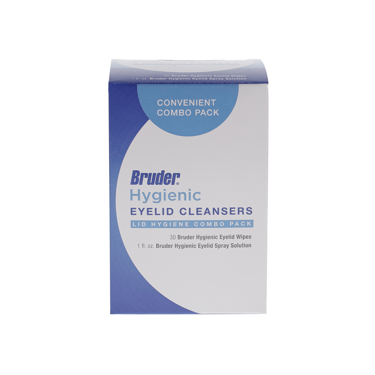 Bruder Hygienic Eyelid Cleansers Combo Pack (Spray & Wipes) - Dryeye Rescue