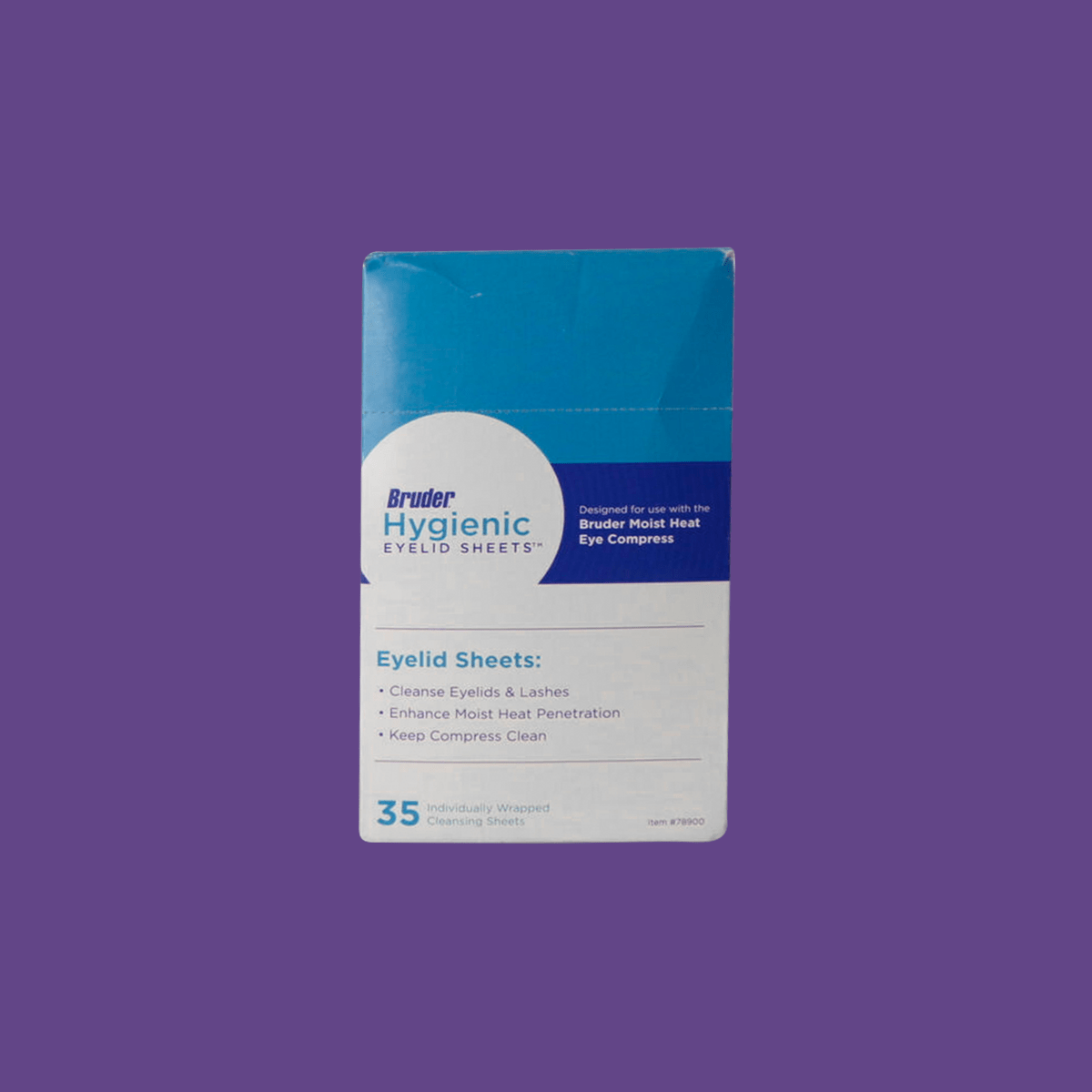 Bruder Eye Mask & Eyelid Sheets (1 Mask and 1 Box of EyeLid Sheets) - Dryeye Rescue