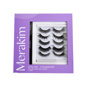 Merakim Eyes on Beauty Lashes alternative to eyelash extensions (5 Pairs) - Dryeye Rescue