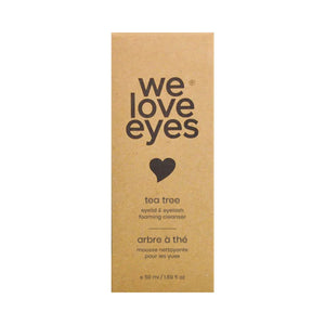 We Love Eyes Tea Tree Eyelid & Eyelash Foaming Cleanser 25mL Mini Size - Dryeye Rescue