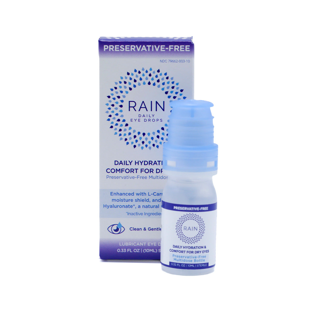 Rain Daily Eye Drops PF Multidose Bottle (10mL)