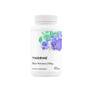 Thorne Basic Nutrients 2/Day – Multivitamin & Mineral Formula (60 Capsules)
