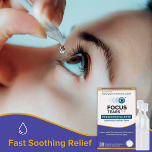 Focus Tears PF Eye Drops (30ct Vials) - Dryeye Rescue