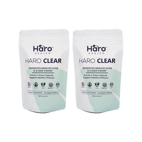 Haro Clear Eye Floaters and Vitreous Health Formula Refill Pouch (90ct) - Dryeye Rescue