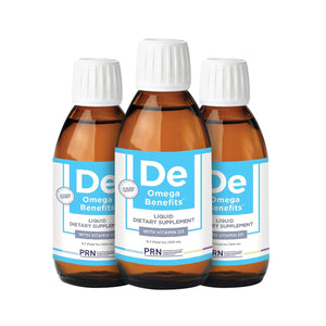 PRN Omega Benefits Liquid (4 Month Supply) 3 x 6.7 oz. bottles - Dryeye Rescue