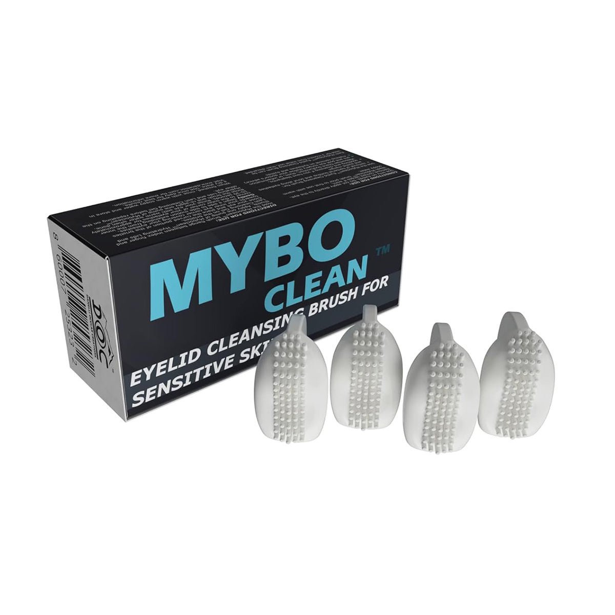 MyboClean Daily Eyelid Cleansing Brush for Sensitive Skin (Pack of 4) - Dryeye Rescue