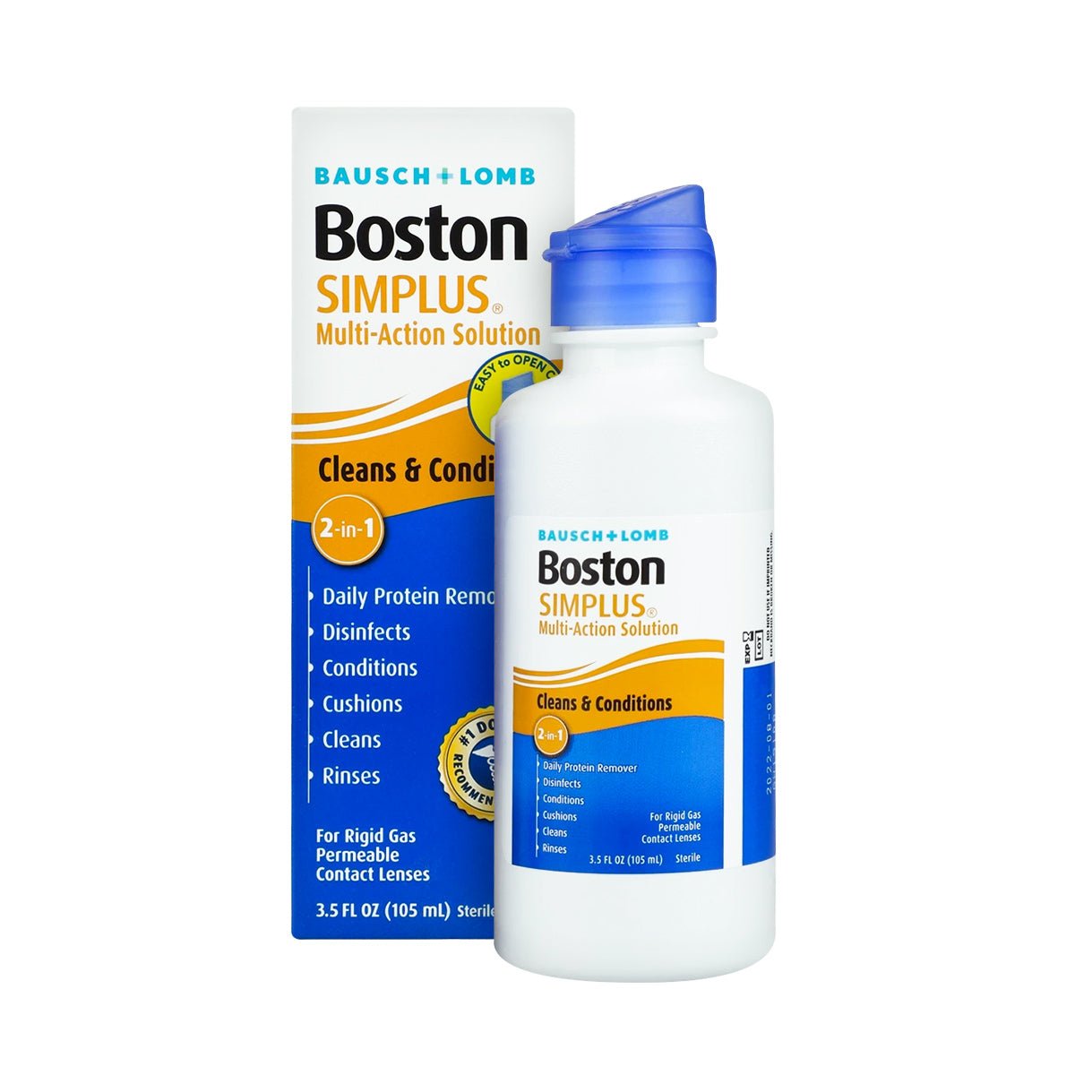 Boston Simplus Multi - action Rigid Gas Perm Solution, 3.5oz - Dryeye Rescue