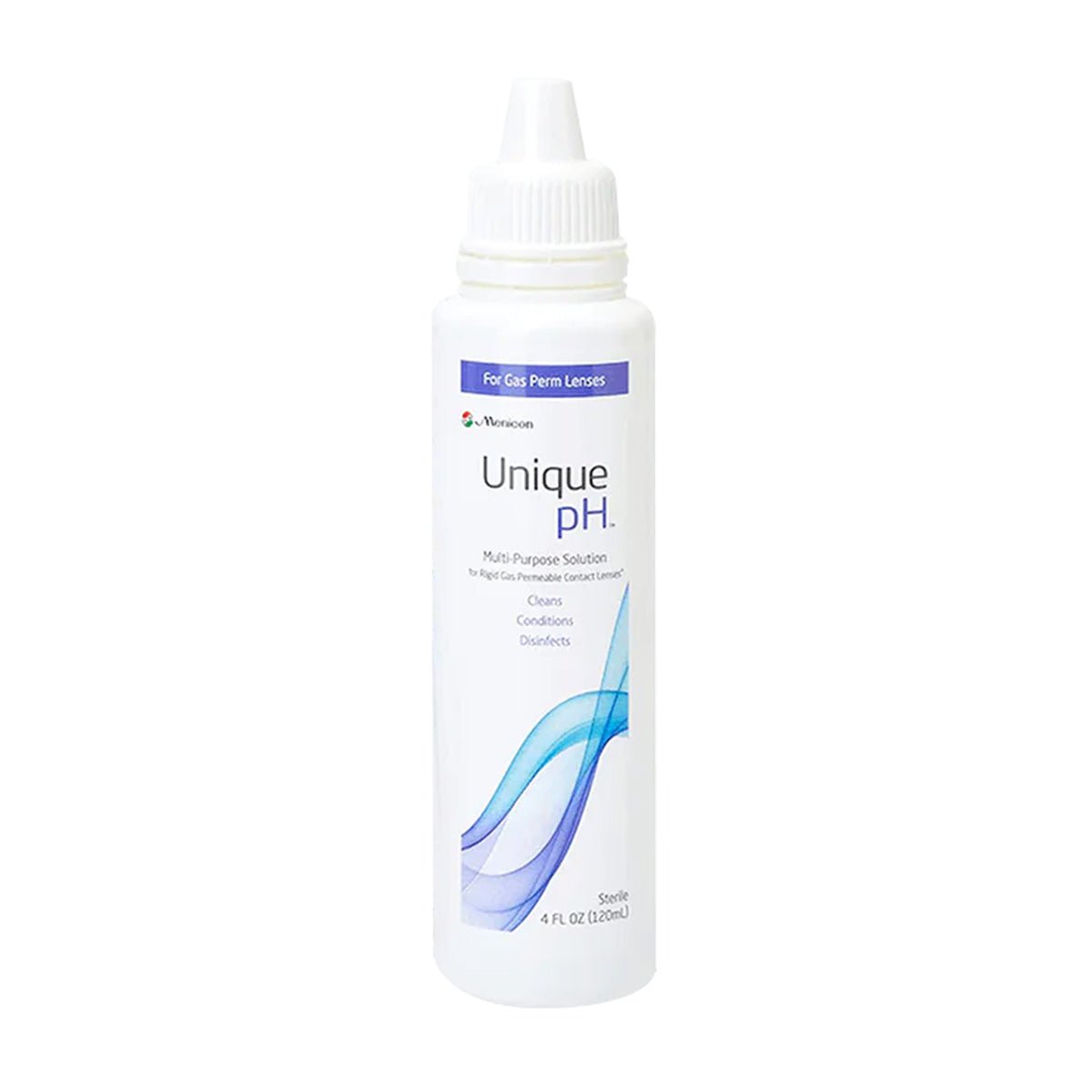 Unique pH Multipurpose Solution for Gas Permeable Contact Lenses 4 fl oz (120ml) + Case - Dryeye Rescue