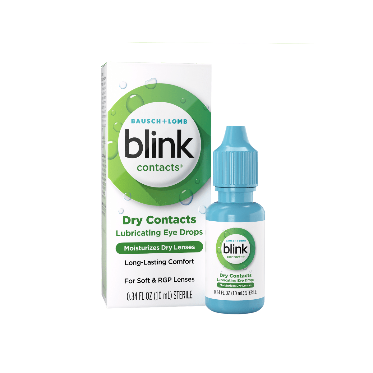 Blink Contacts Lubricating Eye Drops (10ml) - Dryeye Rescue