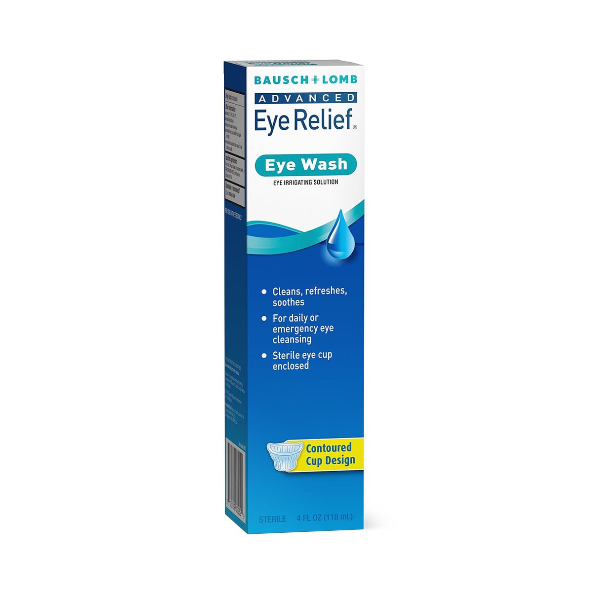 Advanced Eye Relief Eye Wash by Bausch & Lomb (4 oz Bottle) - Dryeye Rescue