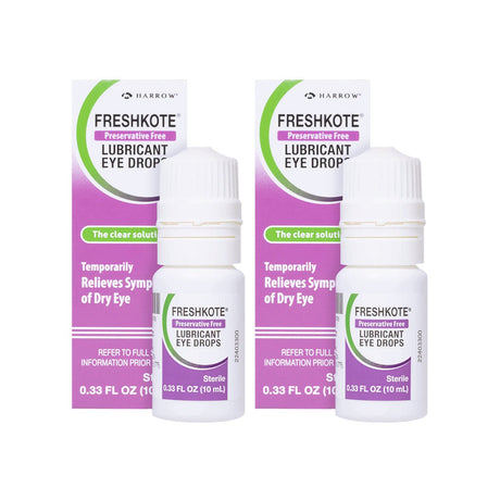 Freshkote Preservative Free (PF) Lubricant Eye Drops (Pack of 2) - Dryeye Rescue