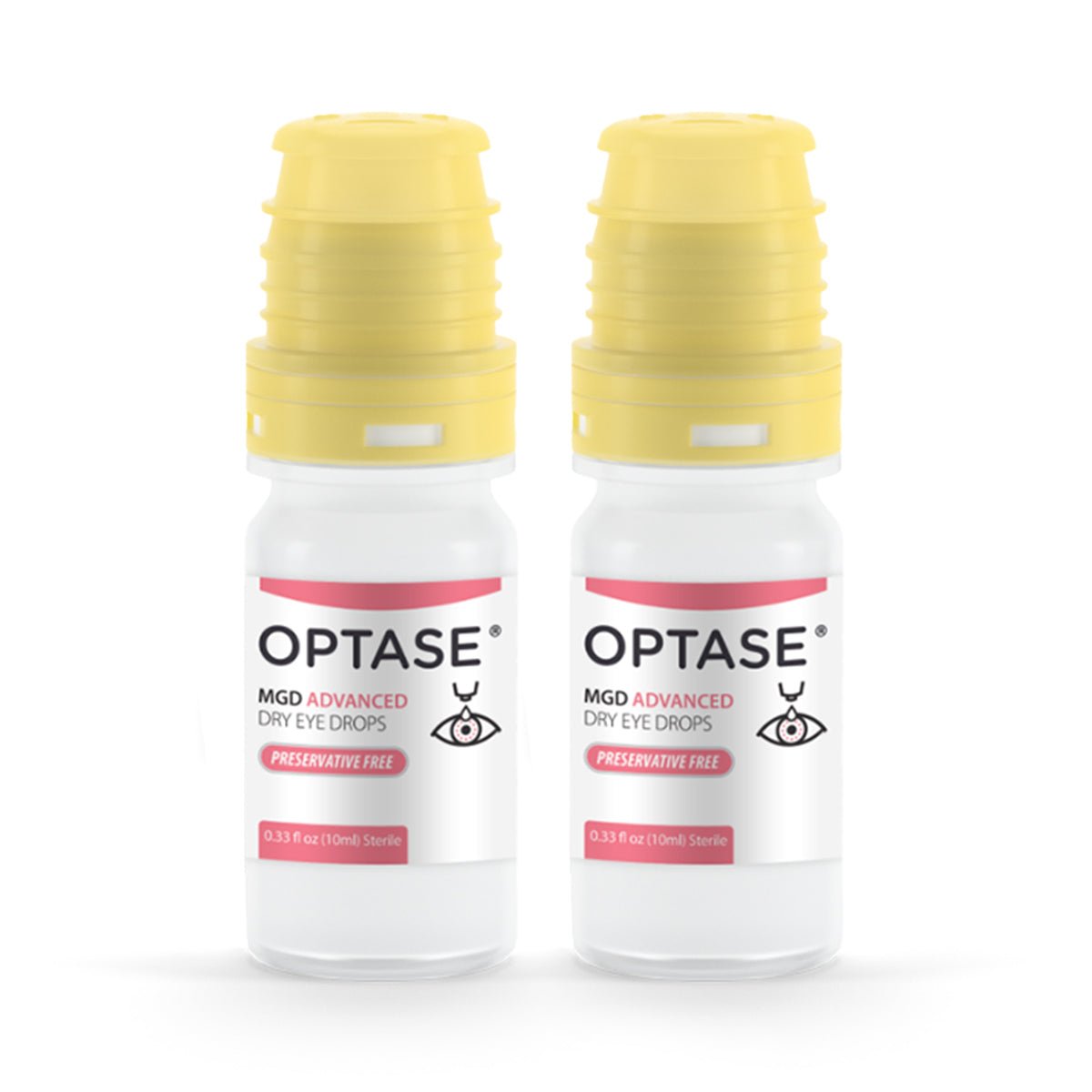 Optase MGD 2 - pack Advanced Eye Drops Preservative - Free 3+ Month Supply (600 drops) 2 - pack - Dryeye Rescue