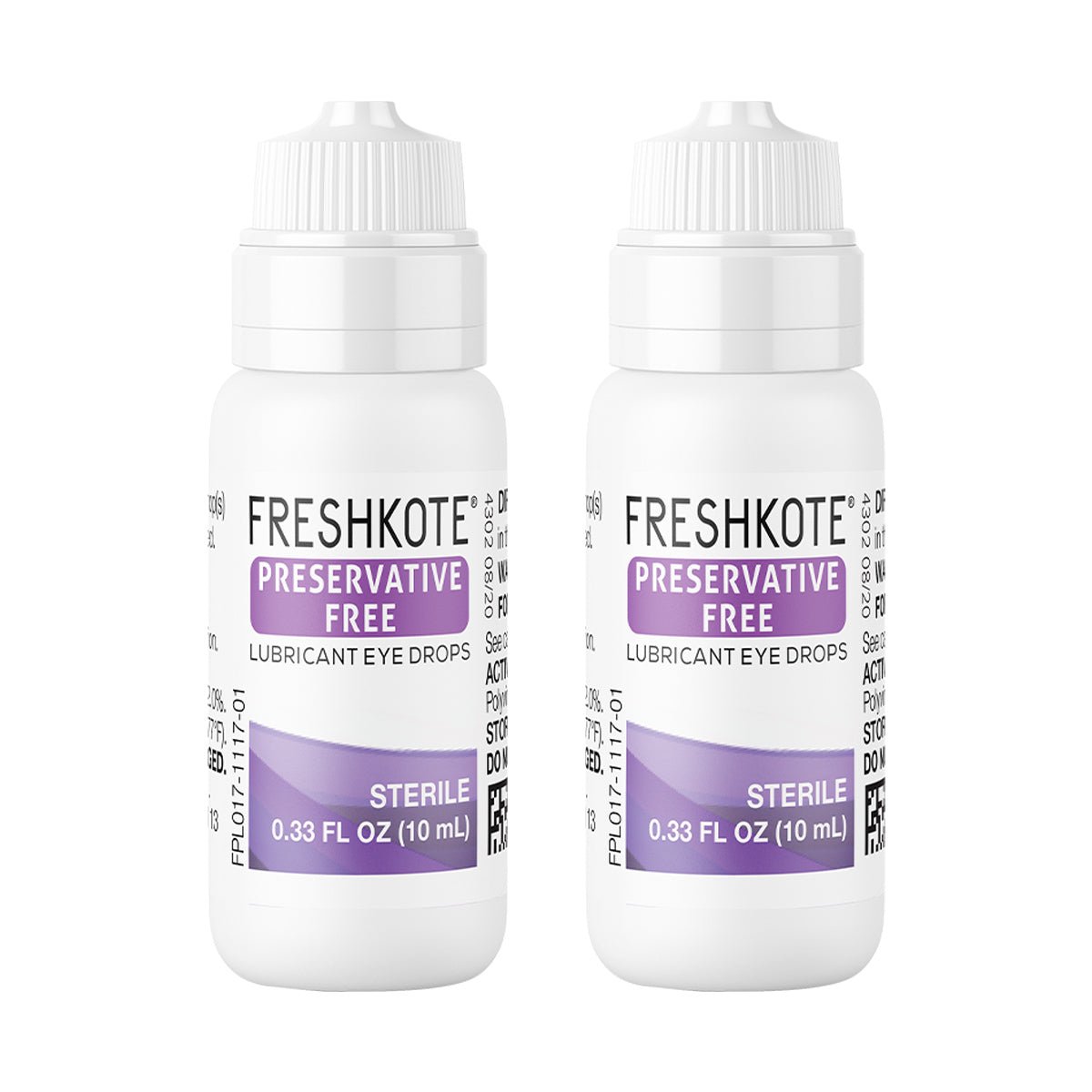 Freshkote Preservative Free (PF) Lubricant Eye Drops (Pack of 2) - Dryeye Rescue