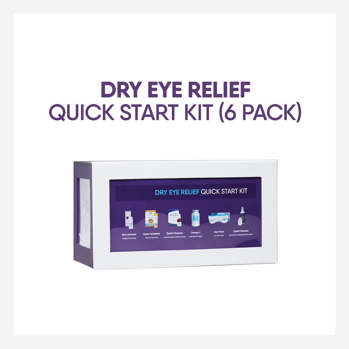 Dry Eye Relief Quick Start Kit (6 - pack) - Dryeye Rescue