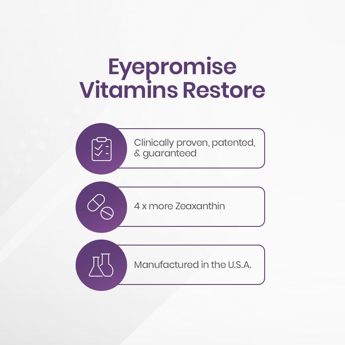 EyePromise Restore - 60 Softgel with Lutein, Vitamin C, Vitamin D, Vitamin E, Omega-3 Fish Oil, and Zeaxanthin