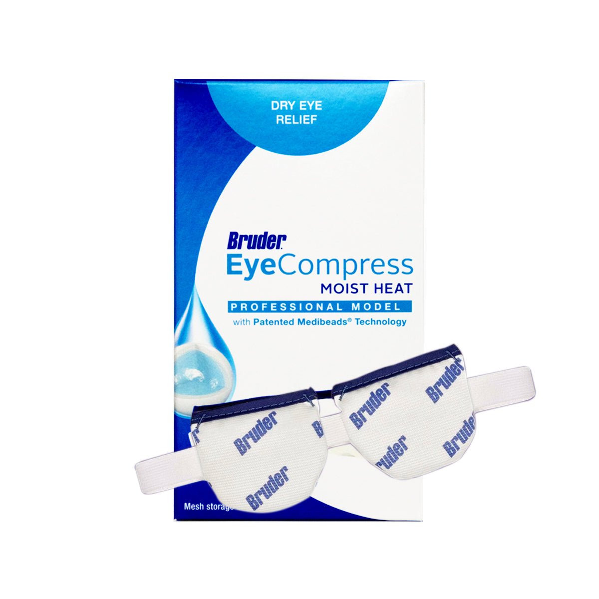 Bruder Eye Compress Moist Heat Professional Model for Dry Eyes - Dryeye Rescue