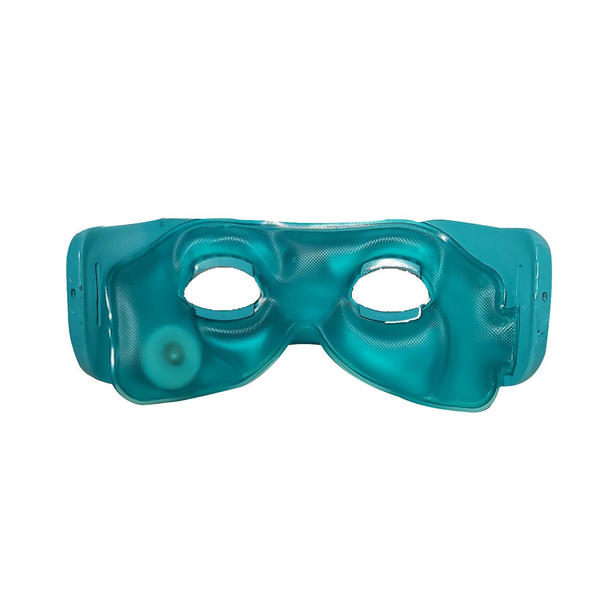 The TearRestore Replacement Heat Packs (2 Pack) offers thermal therapy with a padded teal gel eye mask featuring two eye openings and one circular section, providing soothing or cooling relief for dry eyes from Meibomian Gland Dysfunction.