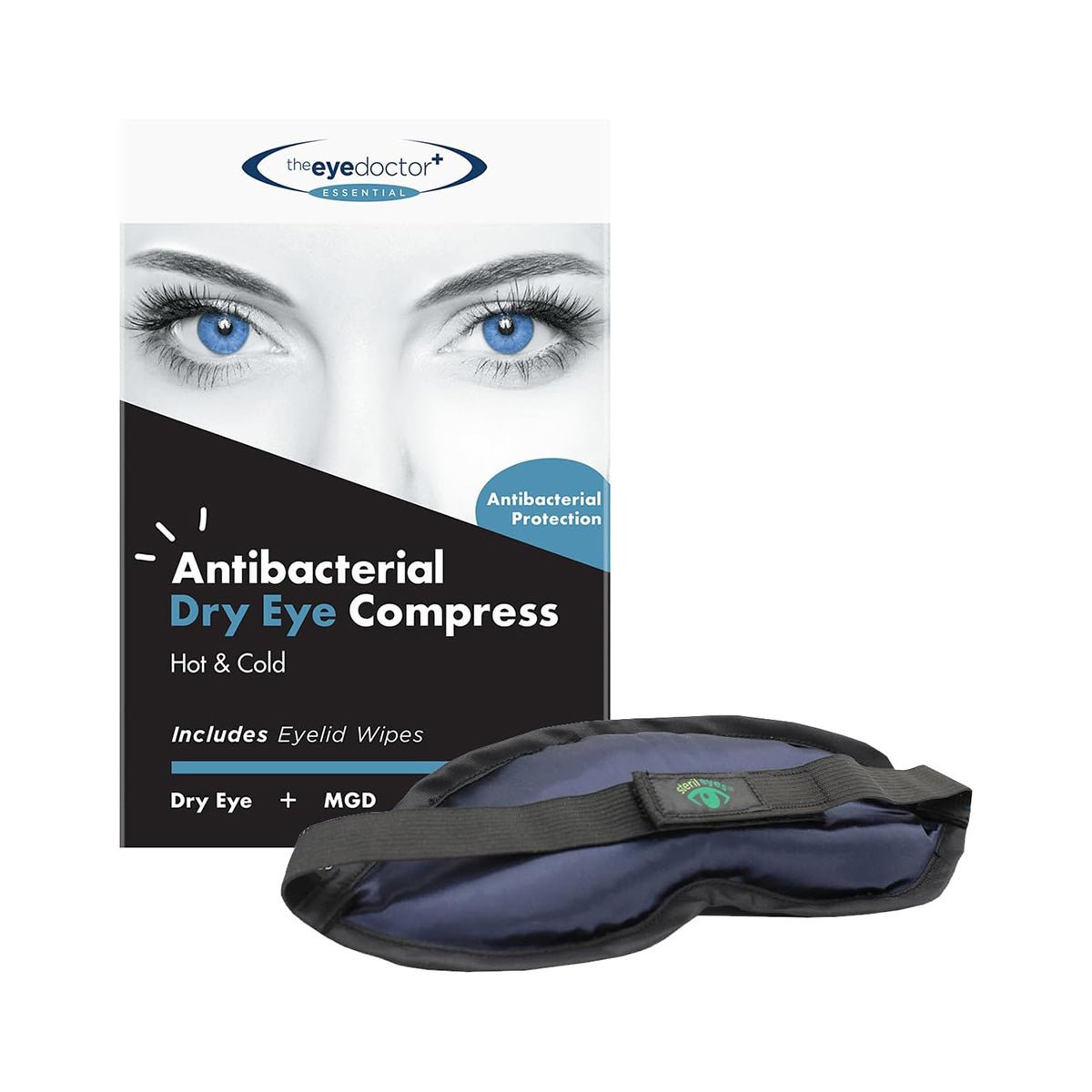 The Eye Doctor Essential Eye Compress - Microwavable – Hot and Cold Eye Compress - Dryeye Rescue