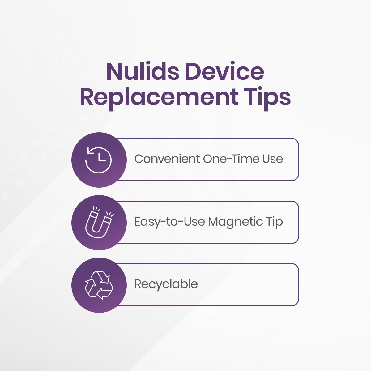 NuLids Replacement Tips (30/60/180/360) - Dryeye Rescue