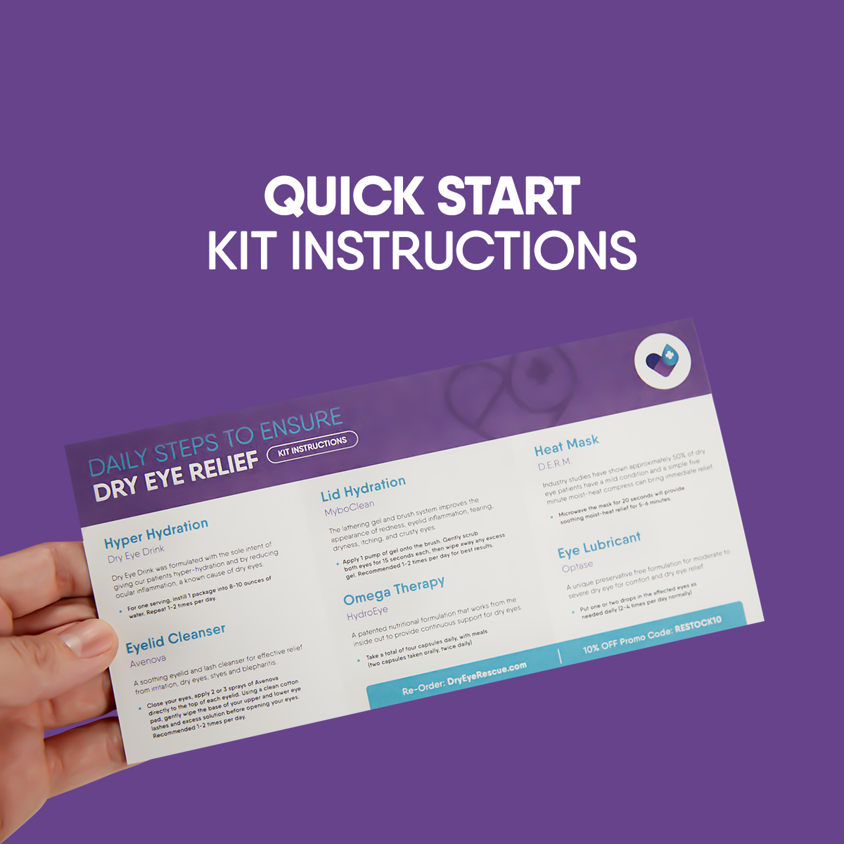 Dry Eye Relief Quick Start Kit (6-pack)