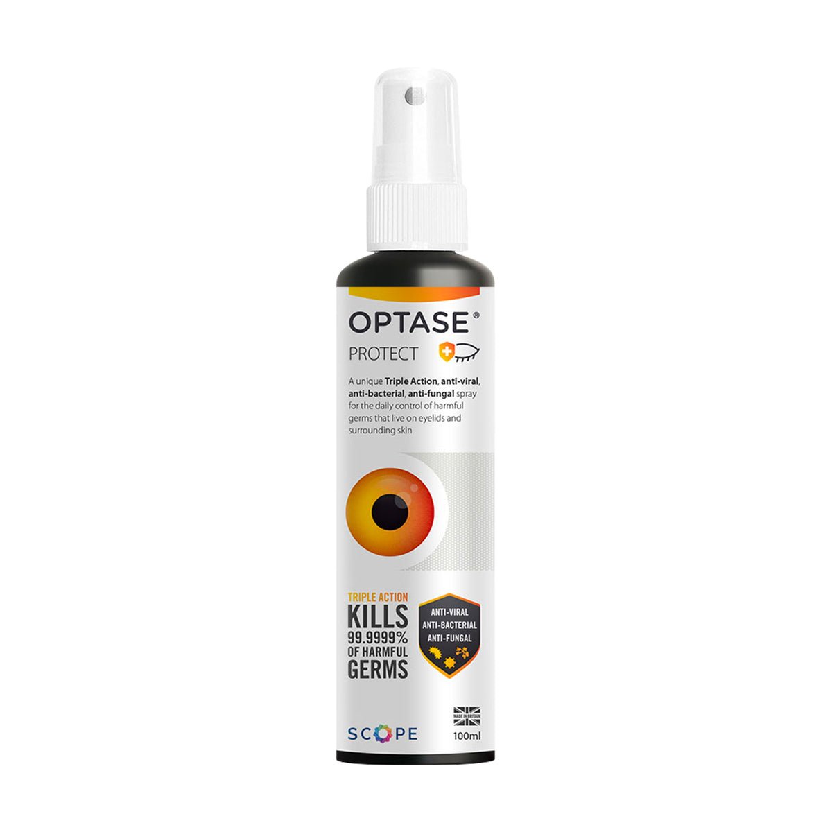 Optase Protect Eyelid Hypochlorous Cleansing Spray (100ml) - Dryeye Rescue