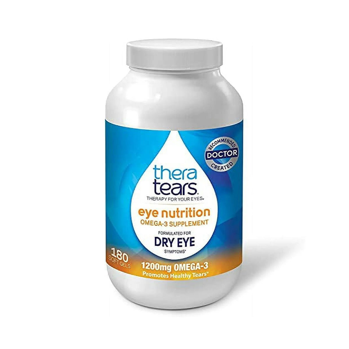 Thera Tears Omega - 3 Dry Eye Formula (180ct) - Dryeye Rescue