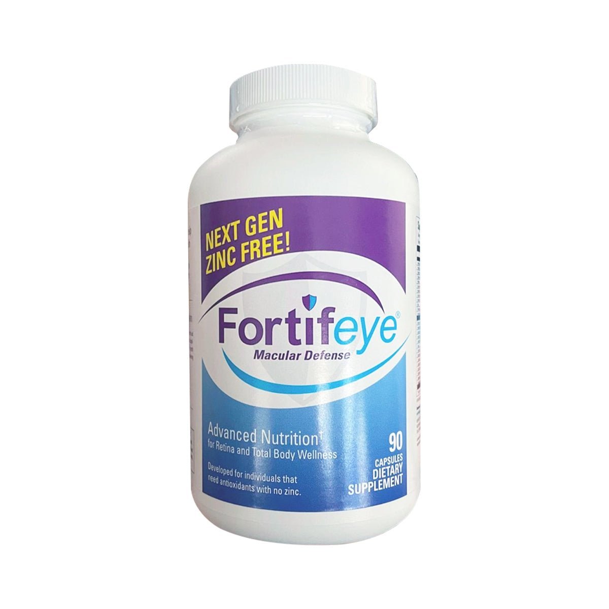 Fortifeye Next Gen Macular Defense Eye ZINC FREE and Whole Body Support (90ct - 3 Month Supply) - Dryeye Rescue