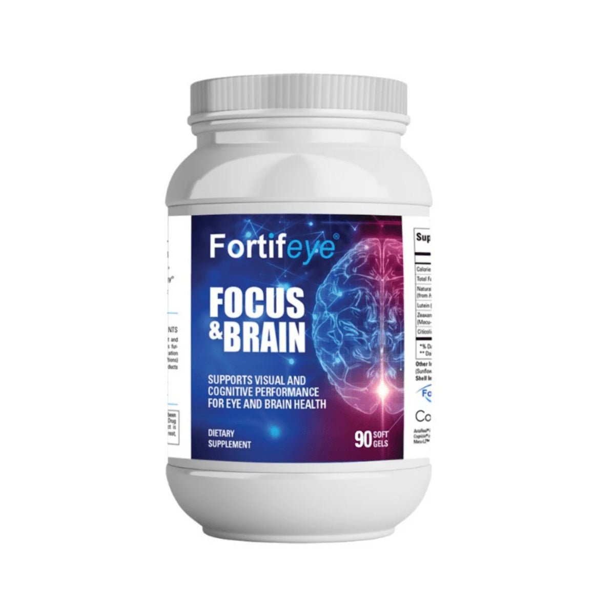 Fortifeye Focus & Brain for Macular and Cognitive Performance (90ct ...