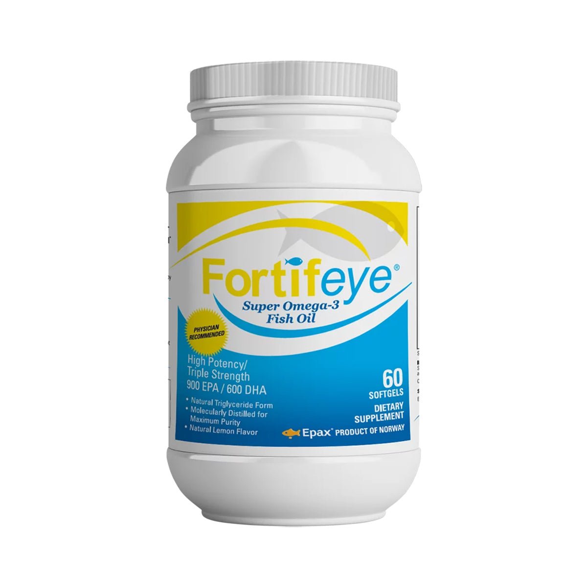 Fortifeye Super Omega - 3 Fish Oil Omegas (60ct bottle) - Dryeye Rescue