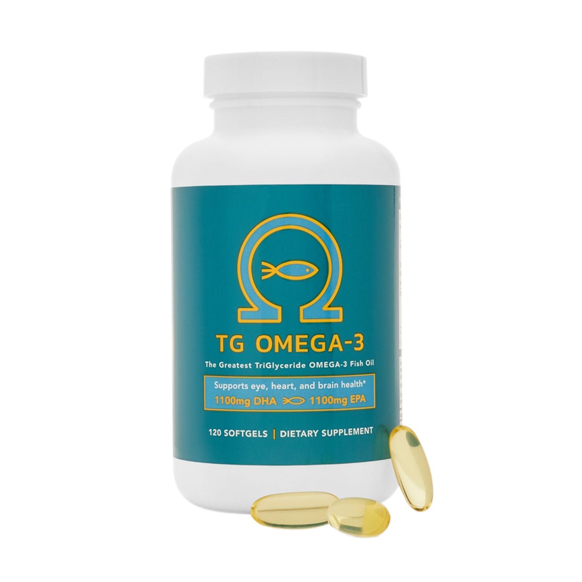 MacuHealth Omega 3 Fish Oil for support for dry eyes - 1100mg of Omega 3, 120 Softgels - Dryeye Rescue