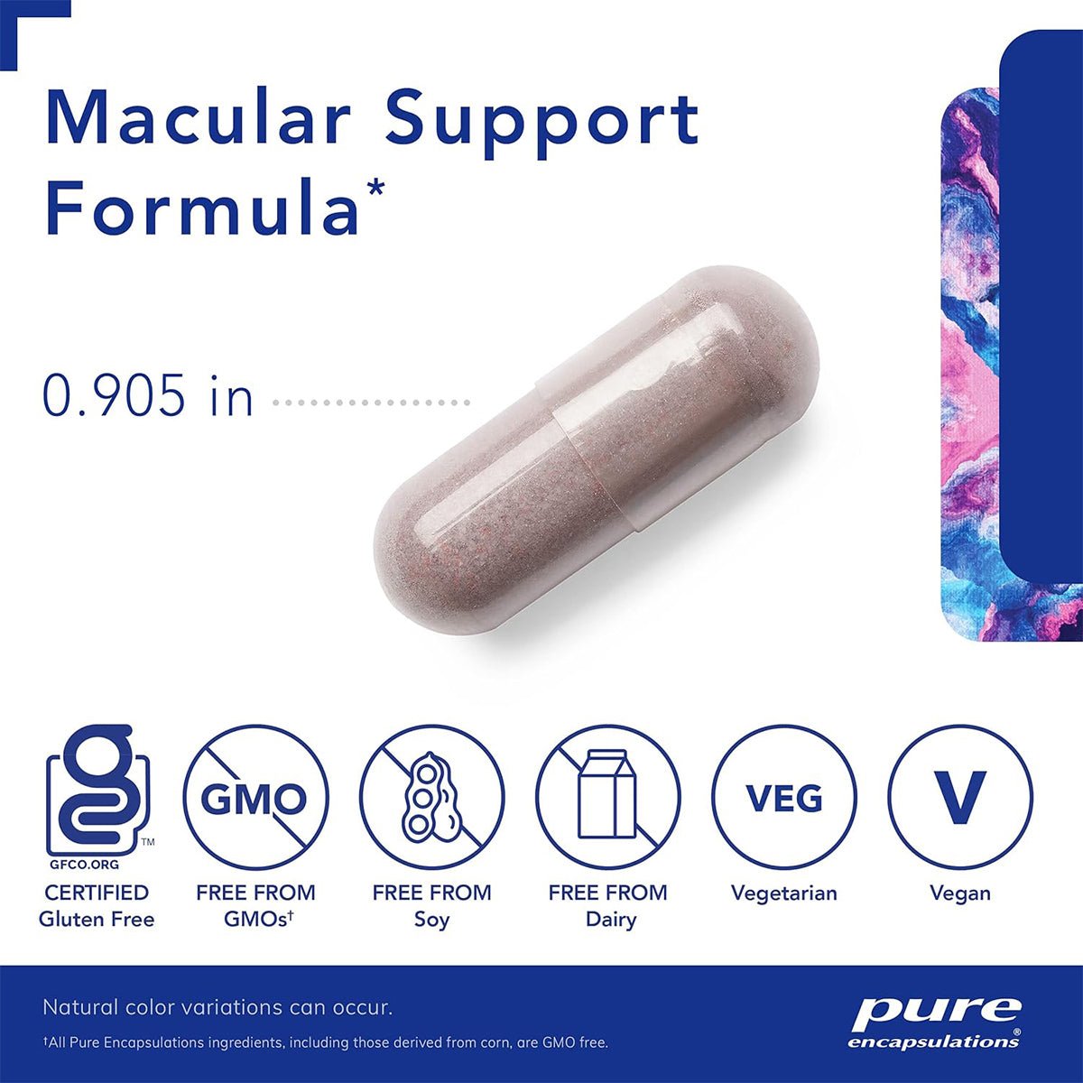 Pure Encapsulations Macular Support Antioxidant Formula (120 ct.) 2 Month Supply - Dryeye Rescue