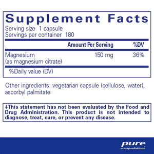 Pure Encapsulations Magnesium (Citrate) - Dryeye Rescue