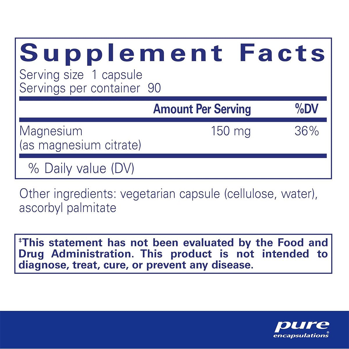 Pure Encapsulations Magnesium (Citrate) - Dryeye Rescue
