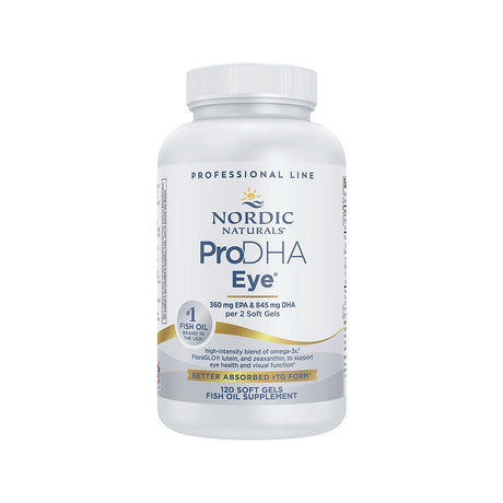 Nordic Naturals ProDHA Eye – Advanced Omega - 3 with Lutein & Zeaxanthin for Vision & Eye Health – 60ct & 120ct Softgels - Dryeye Rescue