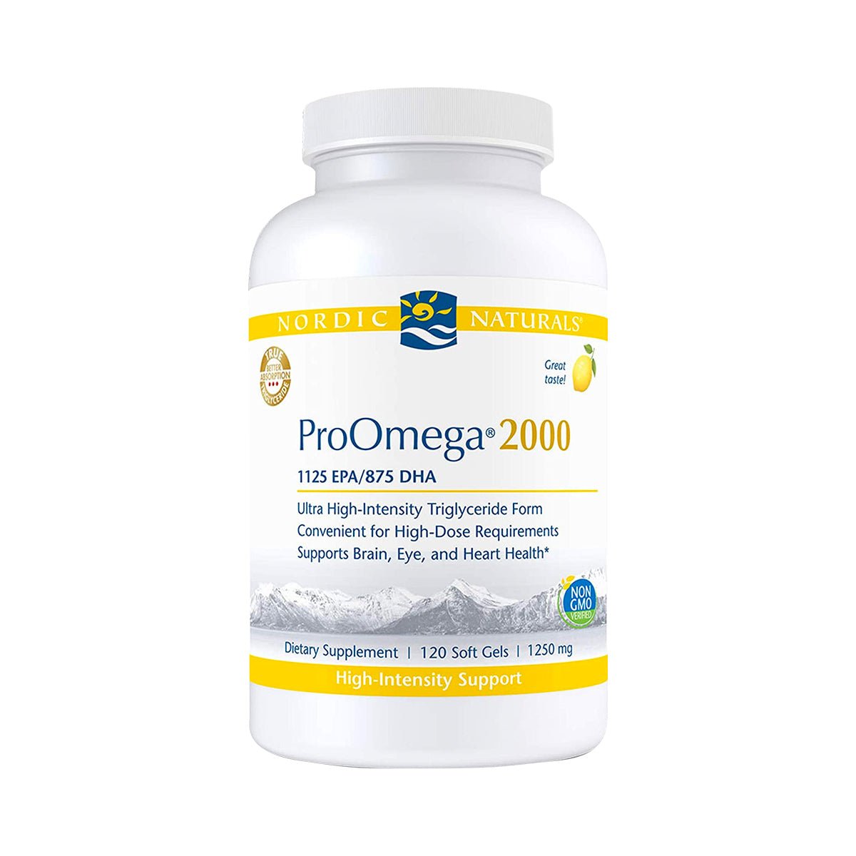 Nordic Naturals ProOmega 2000, Lemon Flavor - 2150 mg Omega - 3 Soft Gels - Ultra High - Potency Fish Oil - Dryeye Rescue