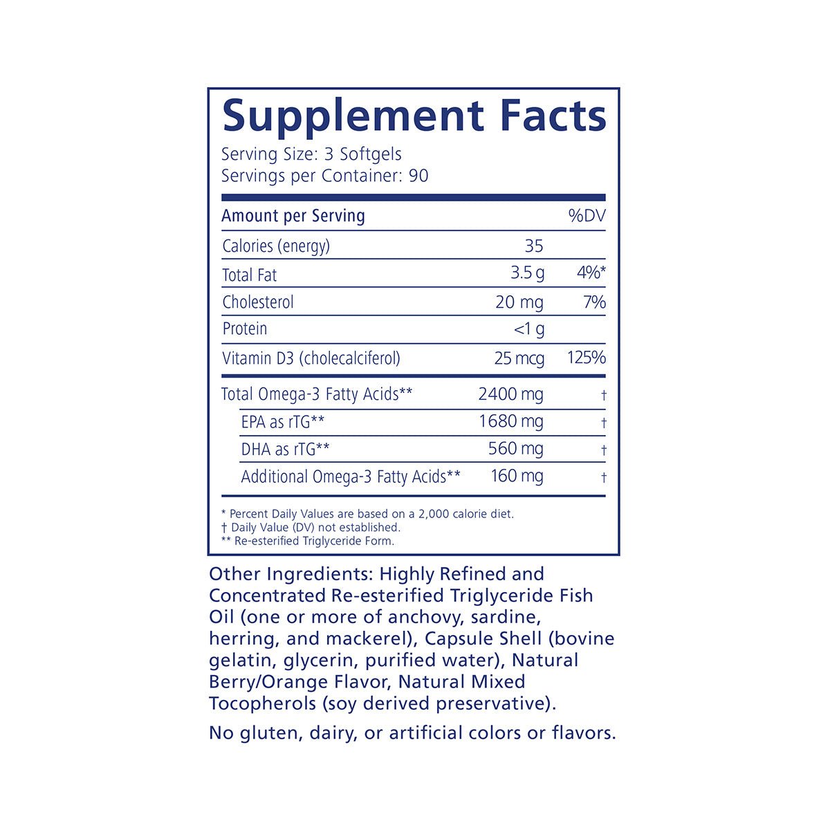 PRN Flex Omega Benefits FO3 with Vitamin D3 for Joint Health (270ct) 3 - Month Supply - Dryeye Rescue
