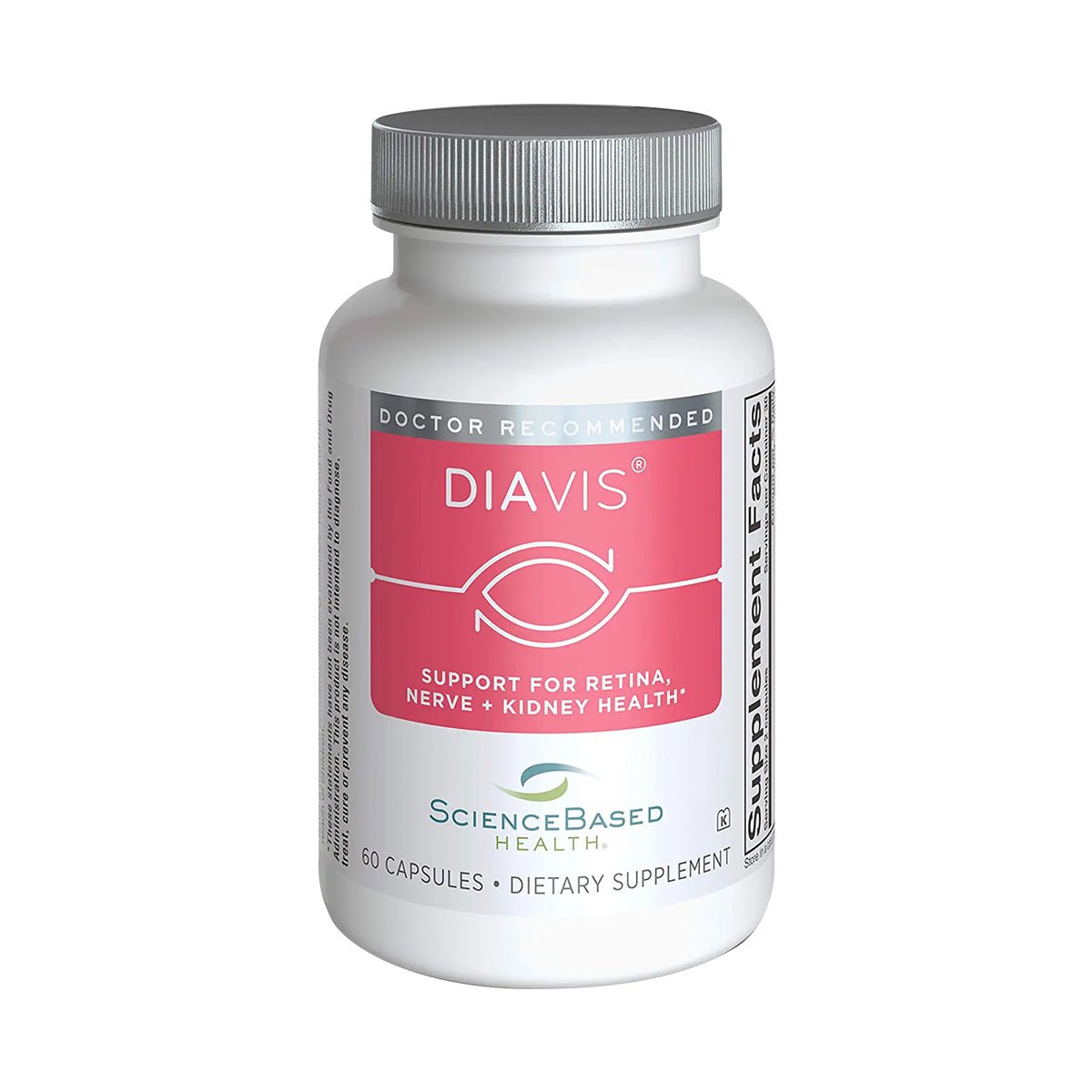 DiaVis - Eye and Nerve Support Formula - Sciencebased Health (60ct 1 Month Supply) - Dryeye Rescue