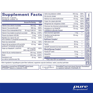 Pure Encapsulations VisionPro Nutrients, Multivitamin for Maintaining Healthy Vision (90 ct.) - Dryeye Rescue
