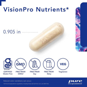 Pure Encapsulations VisionPro Nutrients, Multivitamin for Maintaining Healthy Vision (90 ct.) - Dryeye Rescue