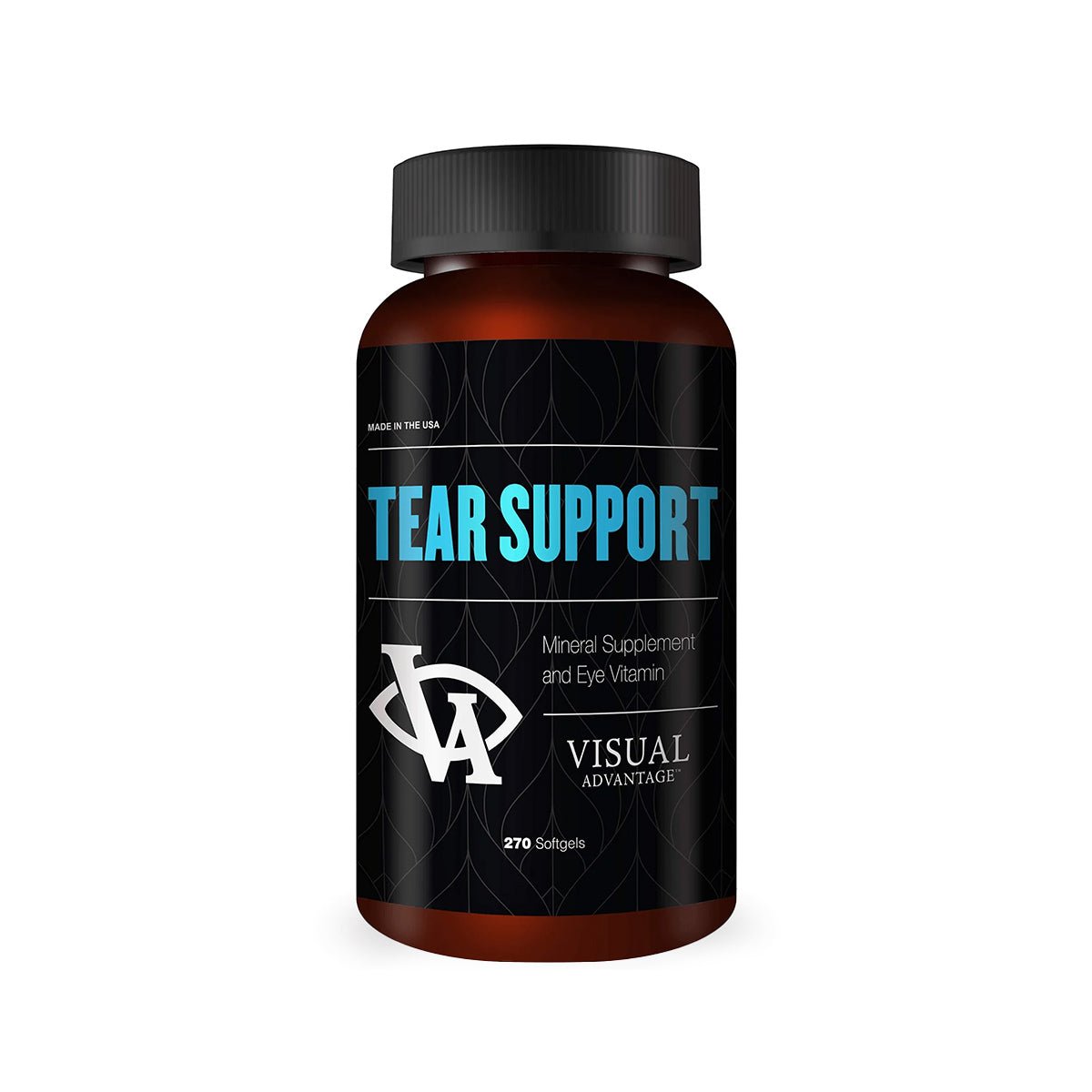 Visual Advantage Tear Support Mineral Supplement and Eye Vitamin (270ct) - 3 Month Supply - Dryeye Rescue