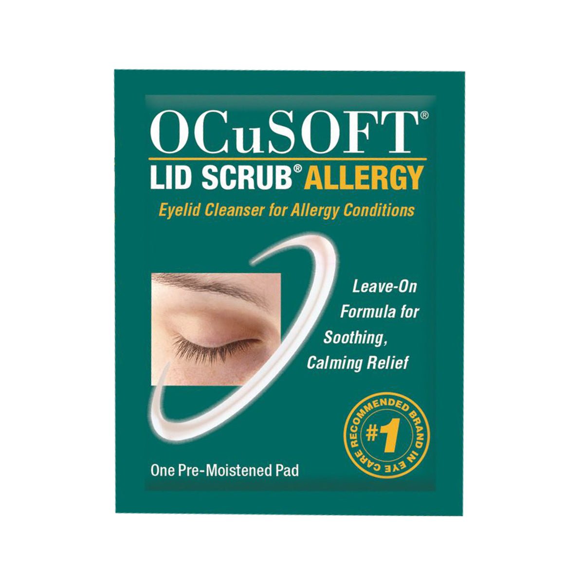 Ocusoft Lid Scrub Allergy Eyelid Cleanser (30 Wipes) - Dryeye Rescue