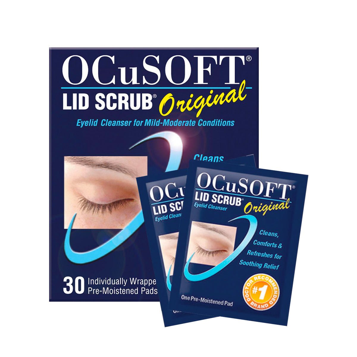 Ocusoft Lid Scrub Original Wipes 30ct - Dryeye Rescue