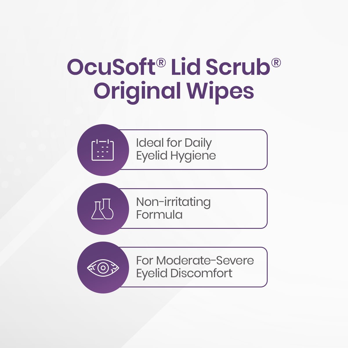 Ocusoft Lid Scrub Original Wipes 30ct - Dryeye Rescue