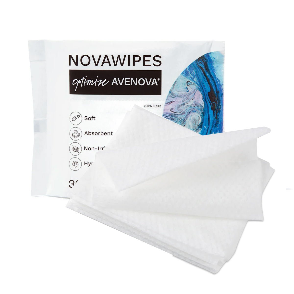 NovaWipes pads for use with Avenova Spray - Dryeye Rescue