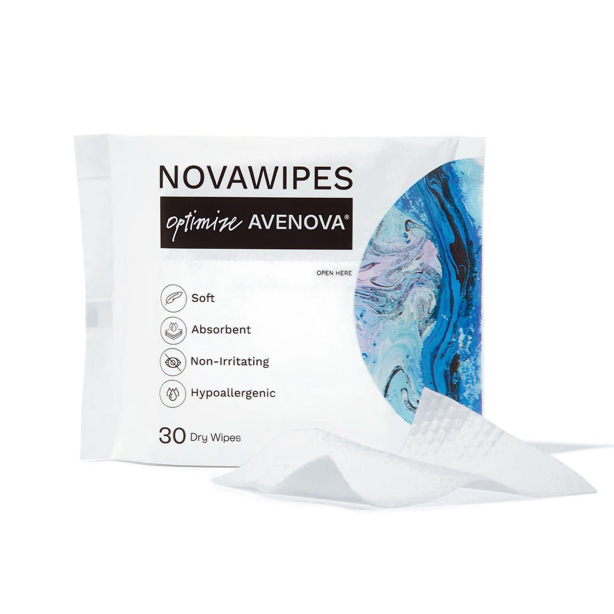 NovaWipes pads for use with Avenova Spray - Dryeye Rescue